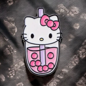 Hello Kitty Boba Enamel Sanrio Pin